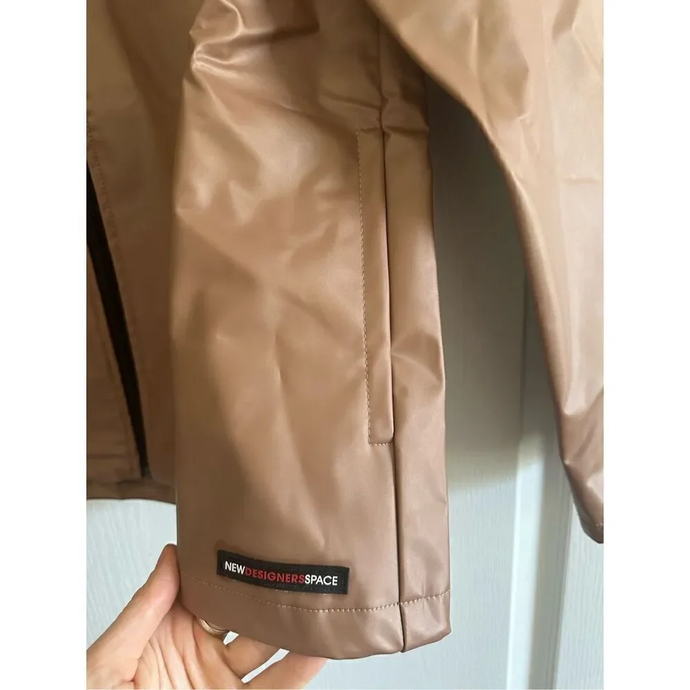 NWT V Force Collection By New Designer Space CLASSIC UTILITY JACKET  COPPER SOLI